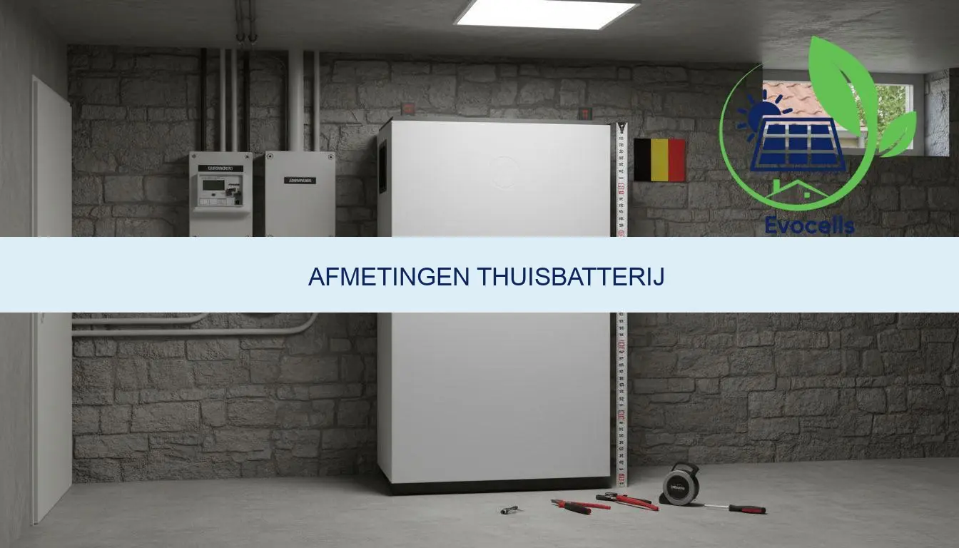 afmetingen thuisbatterij berekenen en ruimte