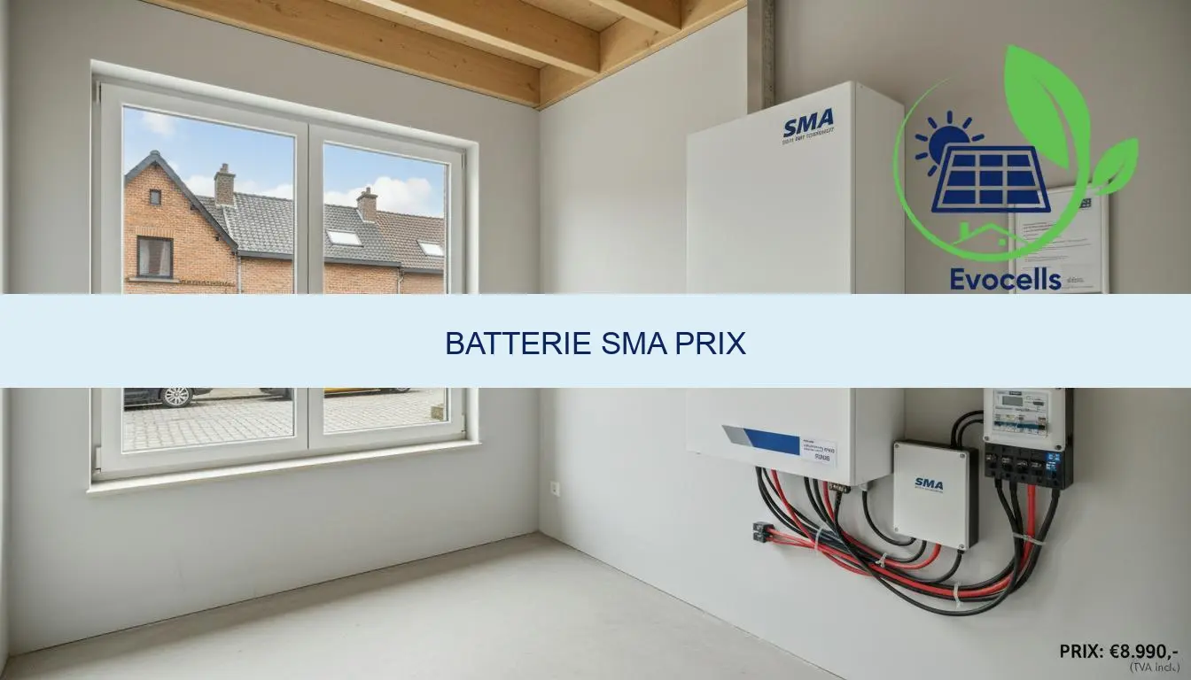batterie sma prix | Guide complet et tarifs