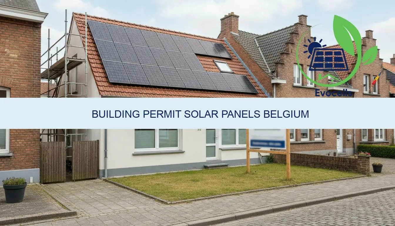 building permit solar panels belgium explained