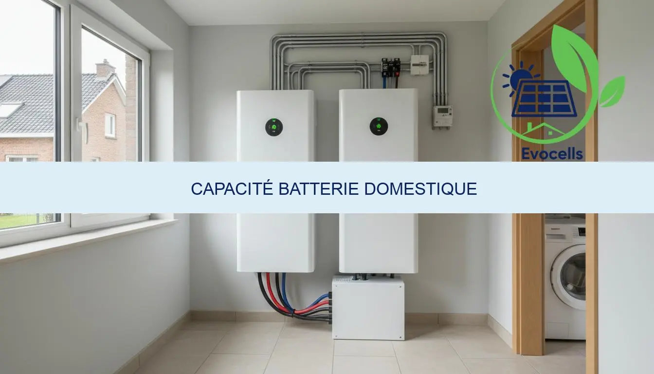 capacité batterie domestique calcul et prix