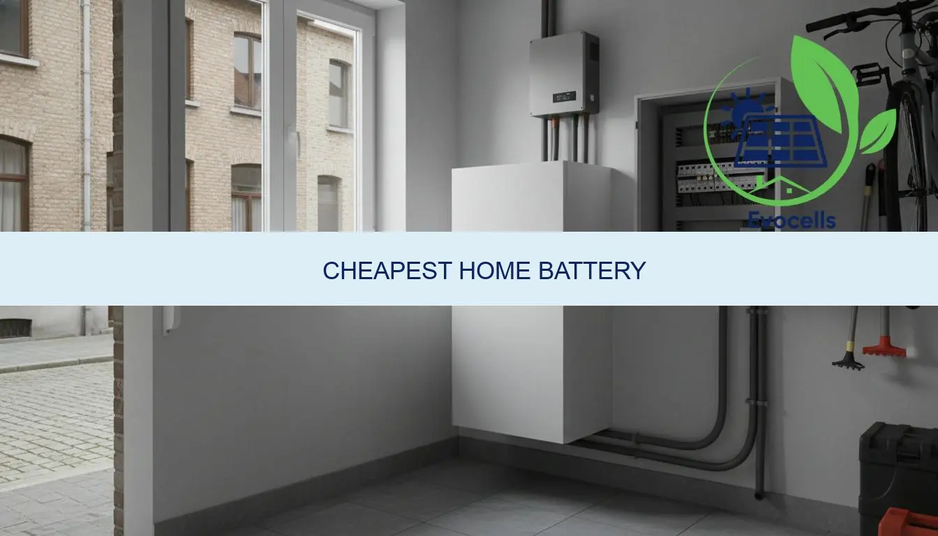 cheapest home battery price and options