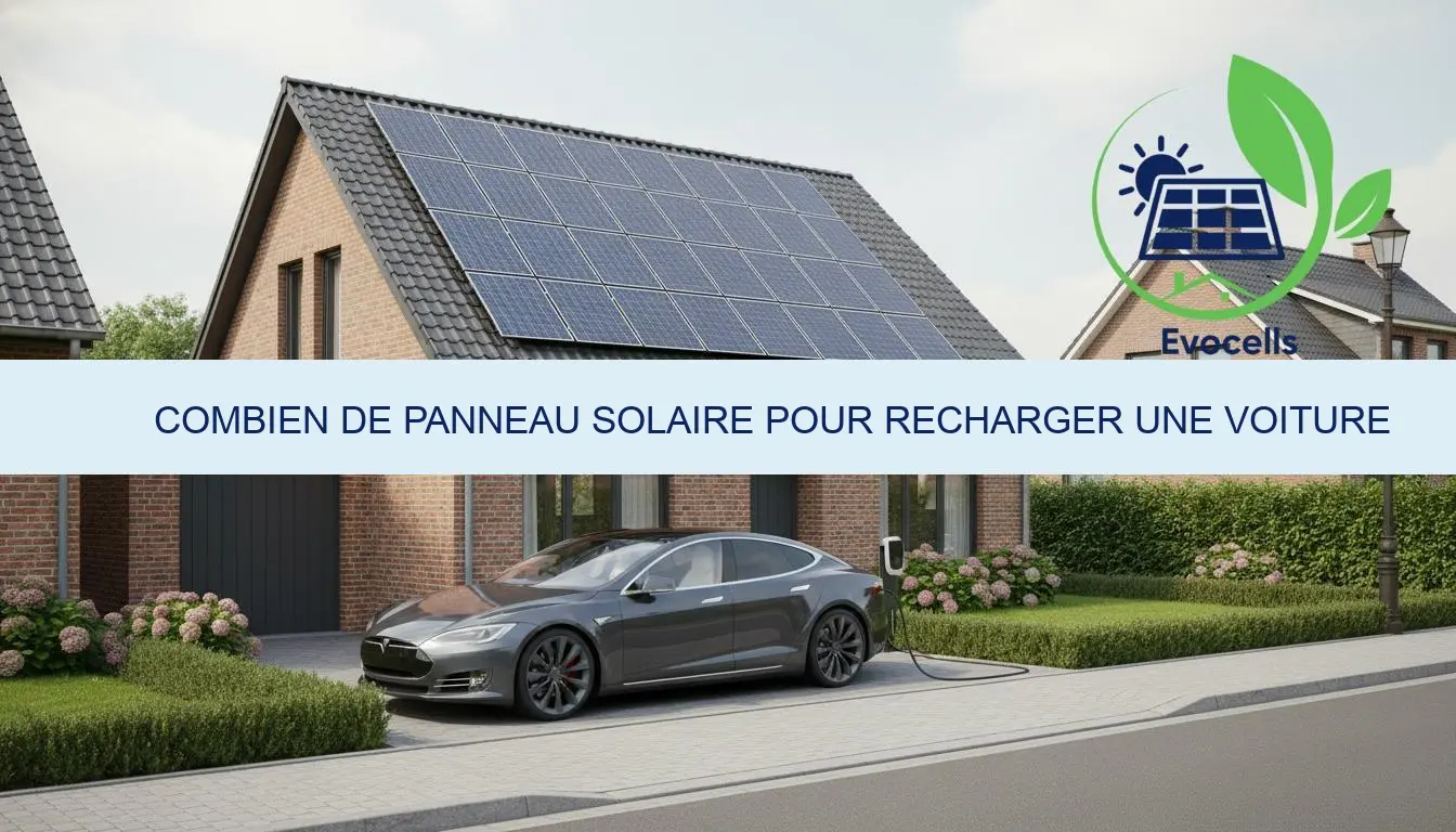 combien de panneau solaire pour recharger une voiture