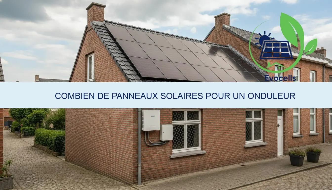 combien de panneaux solaires pour un onduleur