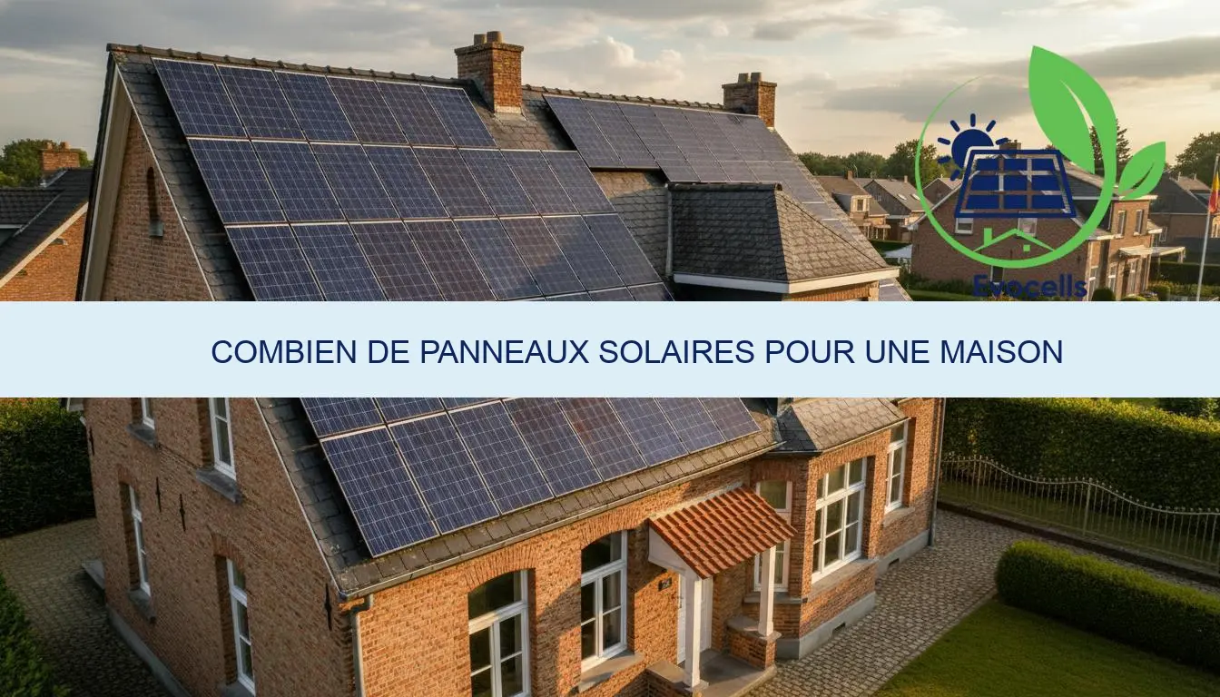 combien de panneaux solaires pour une maison
