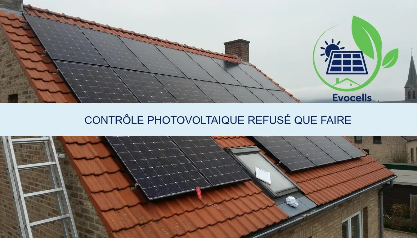 contrôle photovoltaique refusé que faire