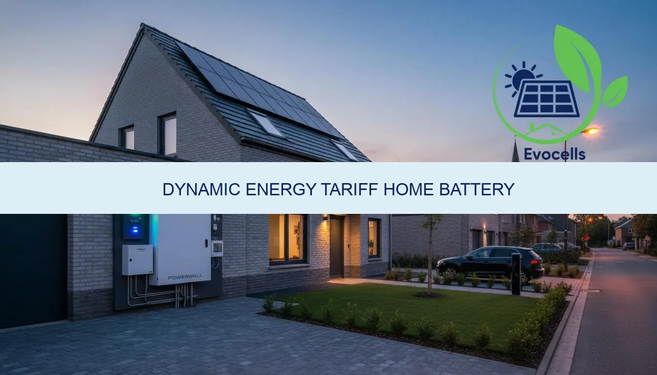 dynamic energy tariff home battery price & savings
