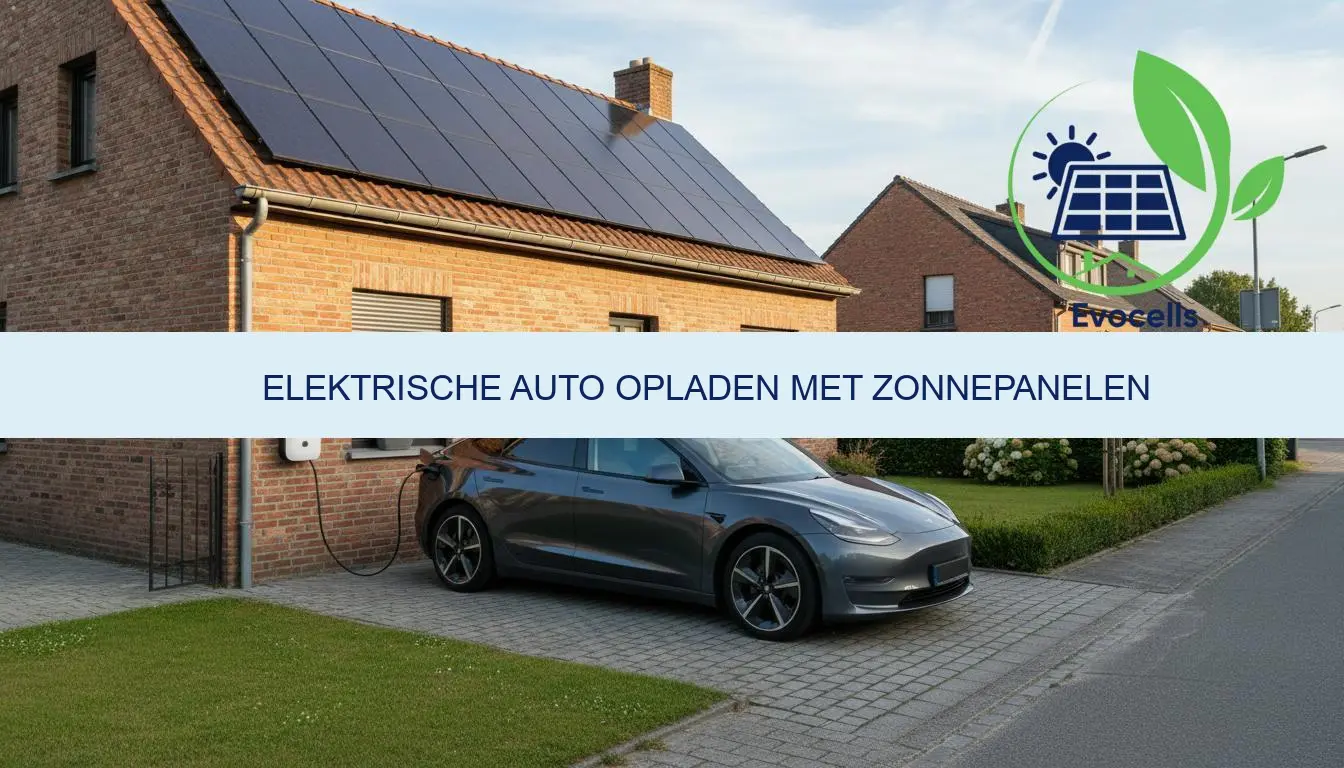 elektrische auto opladen met zonnepanelen