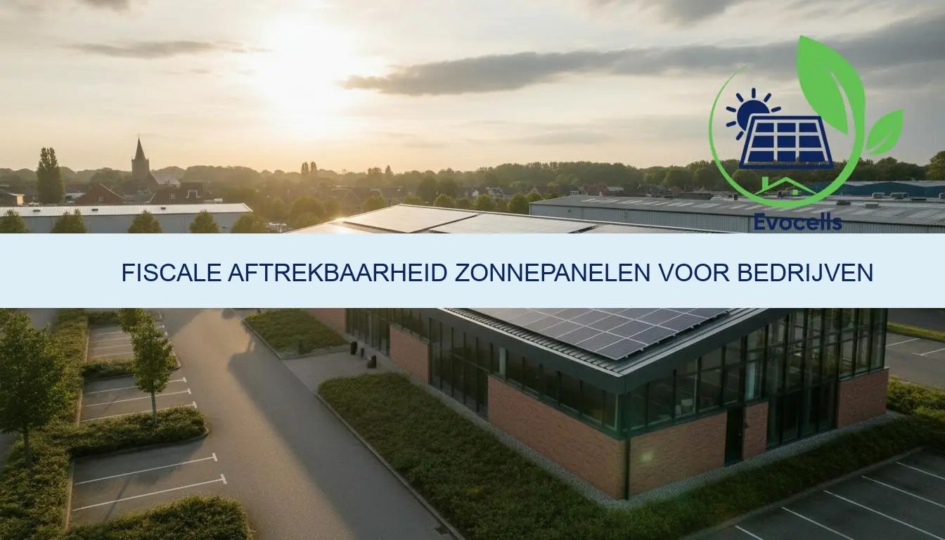 Fiscale aftrekbaarheid zonnepanelen voor bedrijven