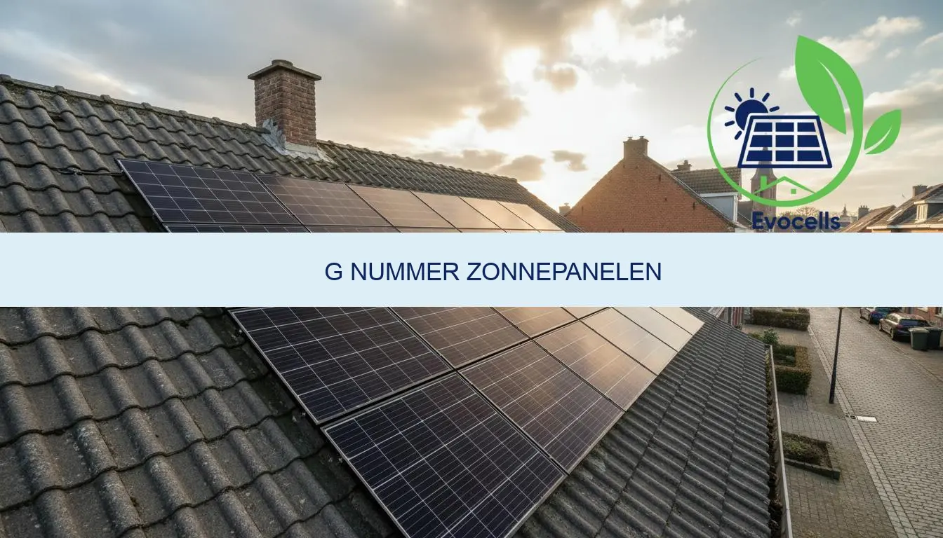 g nummer zonnepanelen uitleg & opvragen