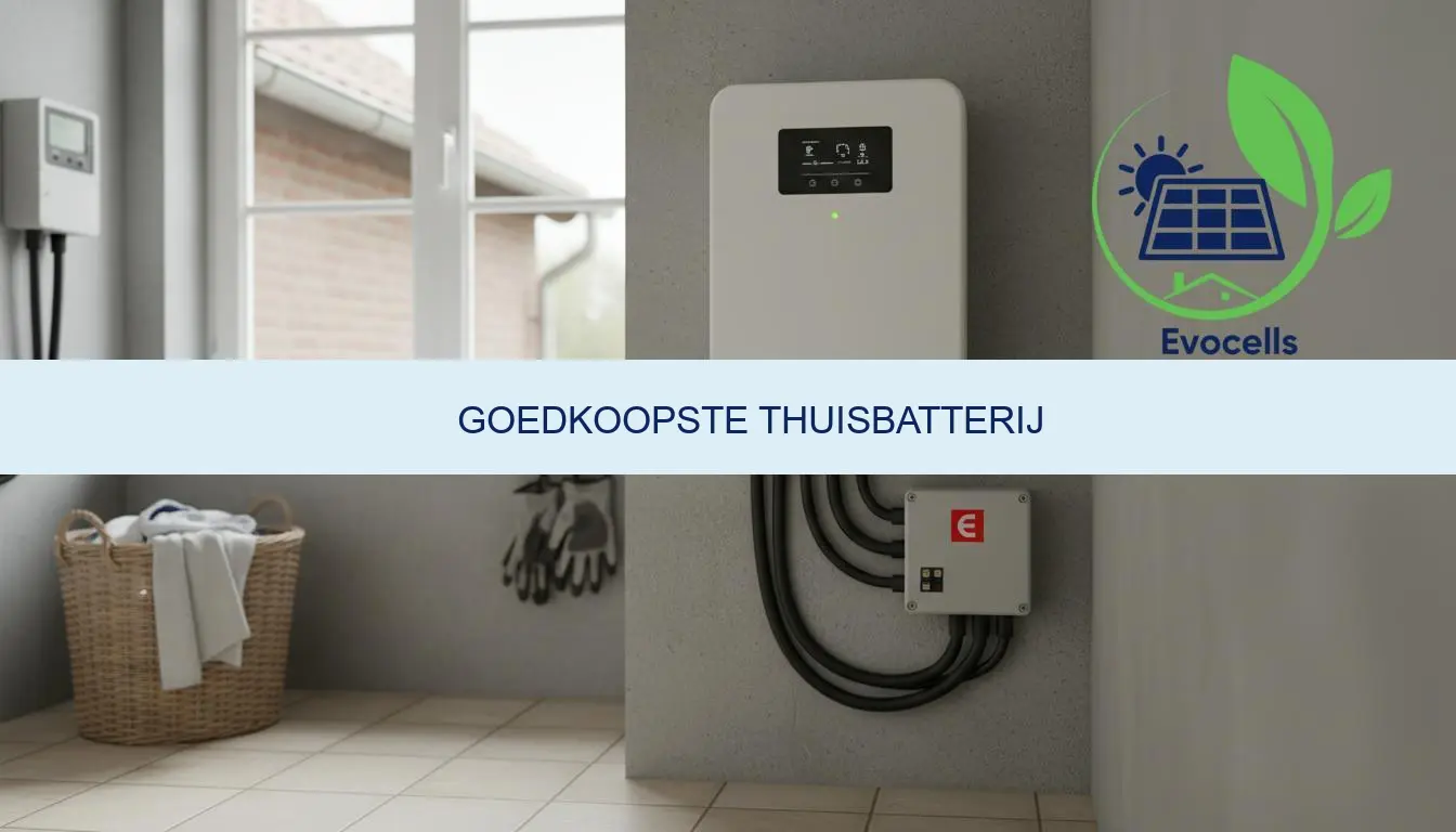 goedkoopste thuisbatterij prijs & opties