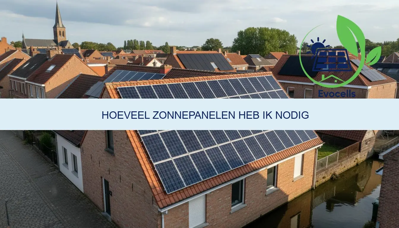 hoeveel zonnepanelen heb ik nodig berekenen