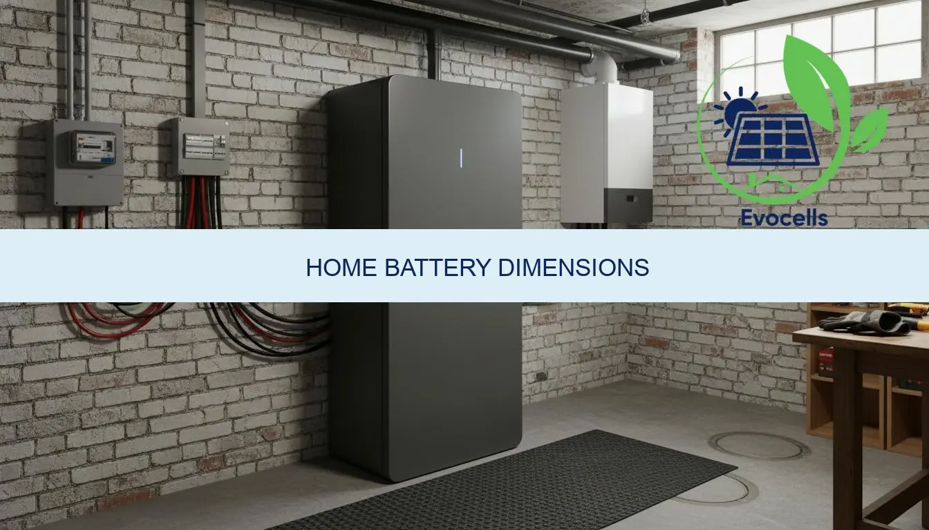 home battery dimensions explained