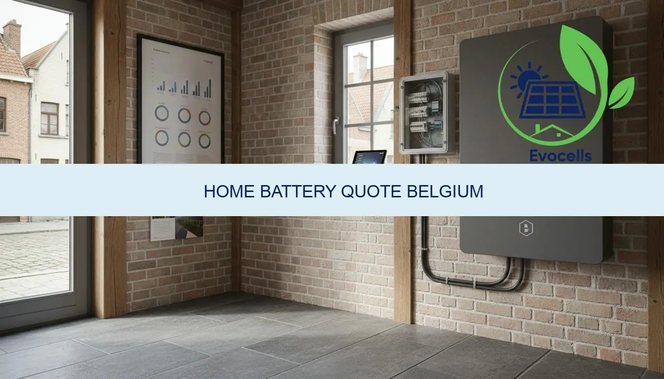 home battery quote belgium price & comparison