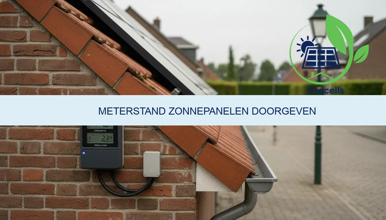 meterstand zonnepanelen doorgeven | stappen & tips