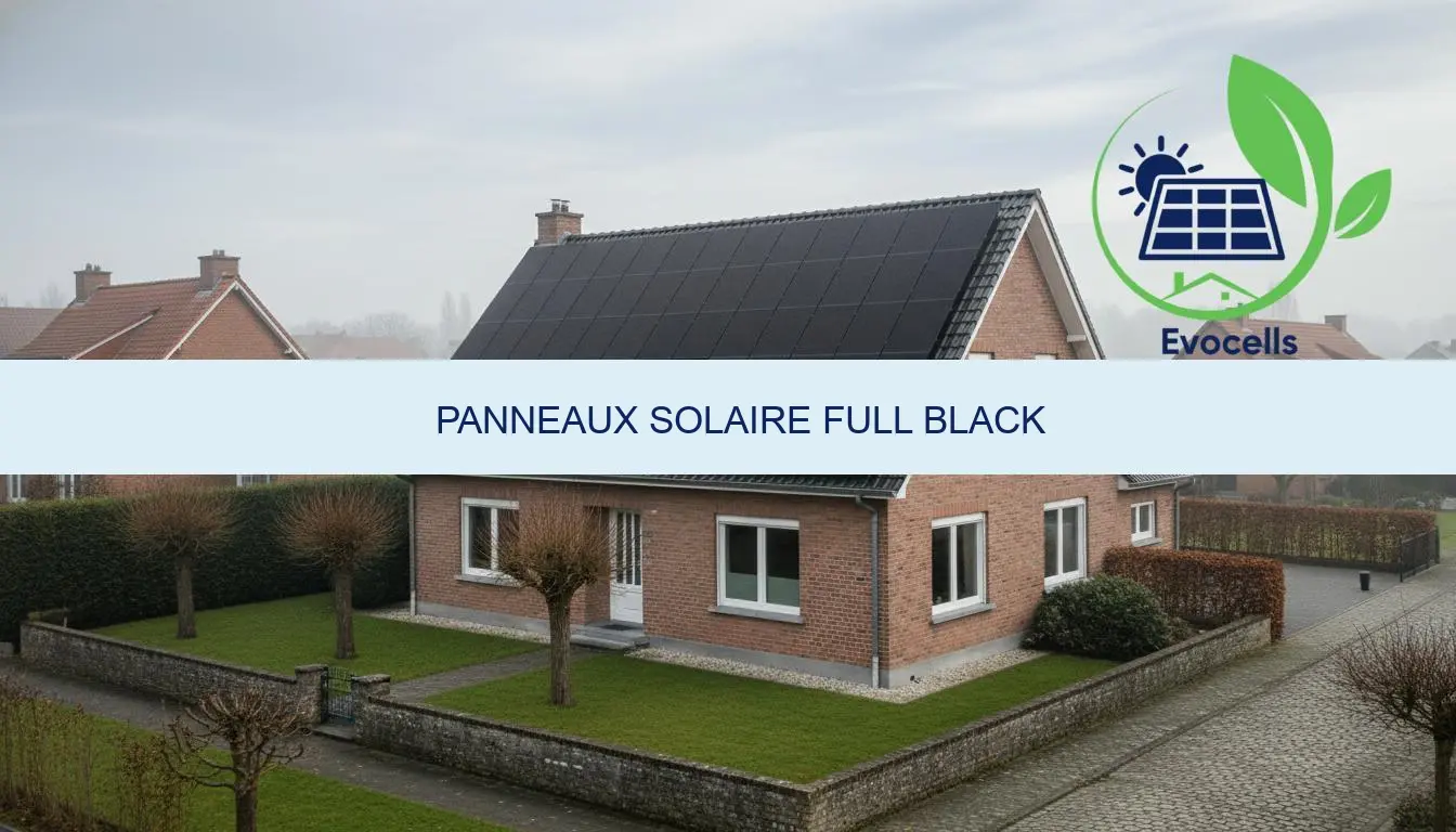 panneaux solaire full black prix et avis
