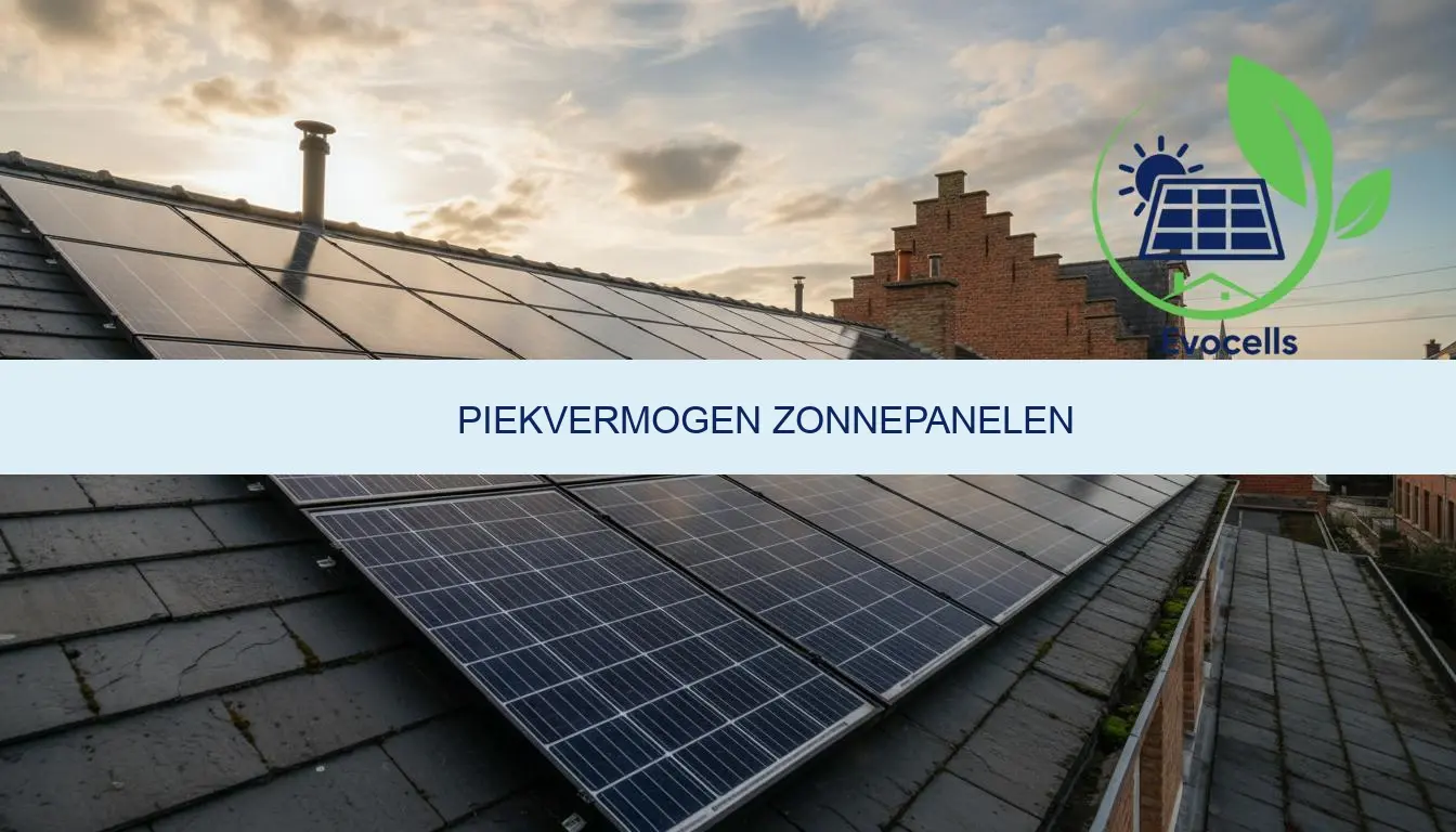 piekvermogen zonnepanelen berekenen en uitleg