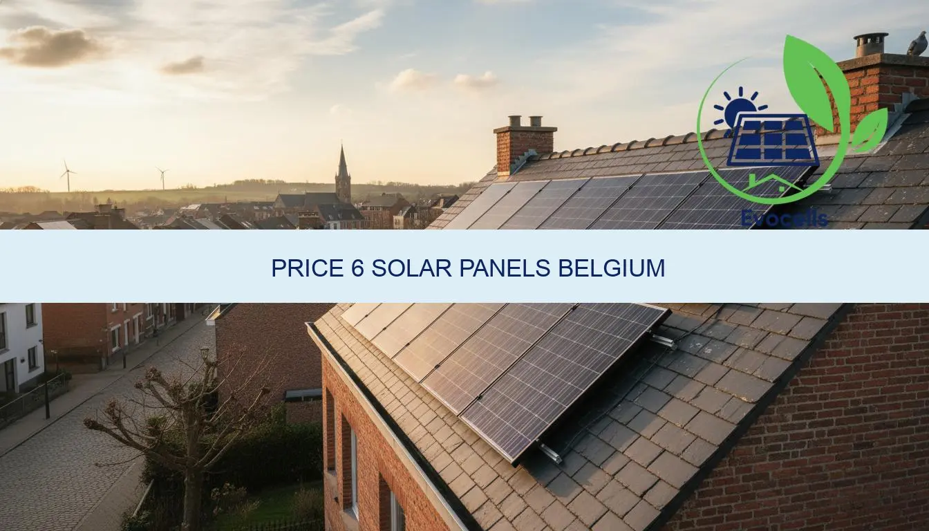 price 6 solar panels belgium - costs & guide