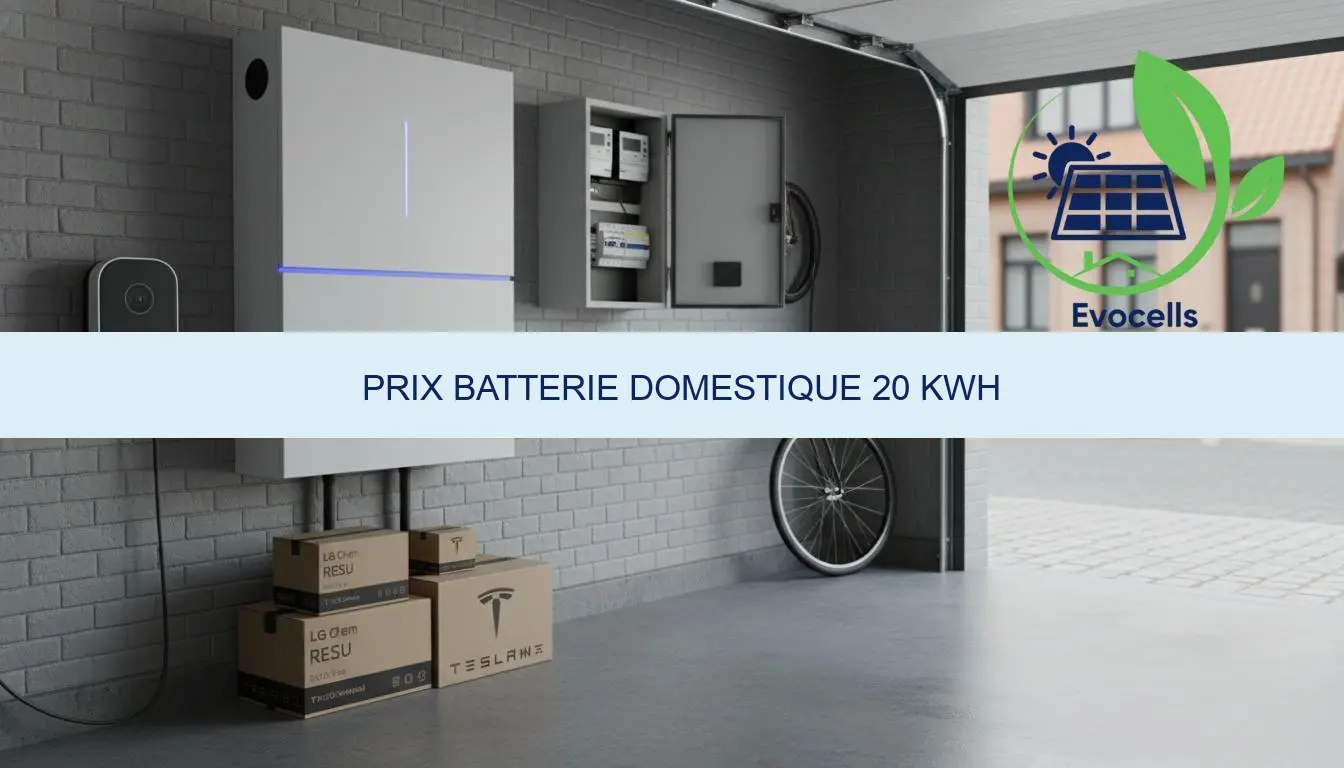 prix batterie domestique 20 kwh en Belgique