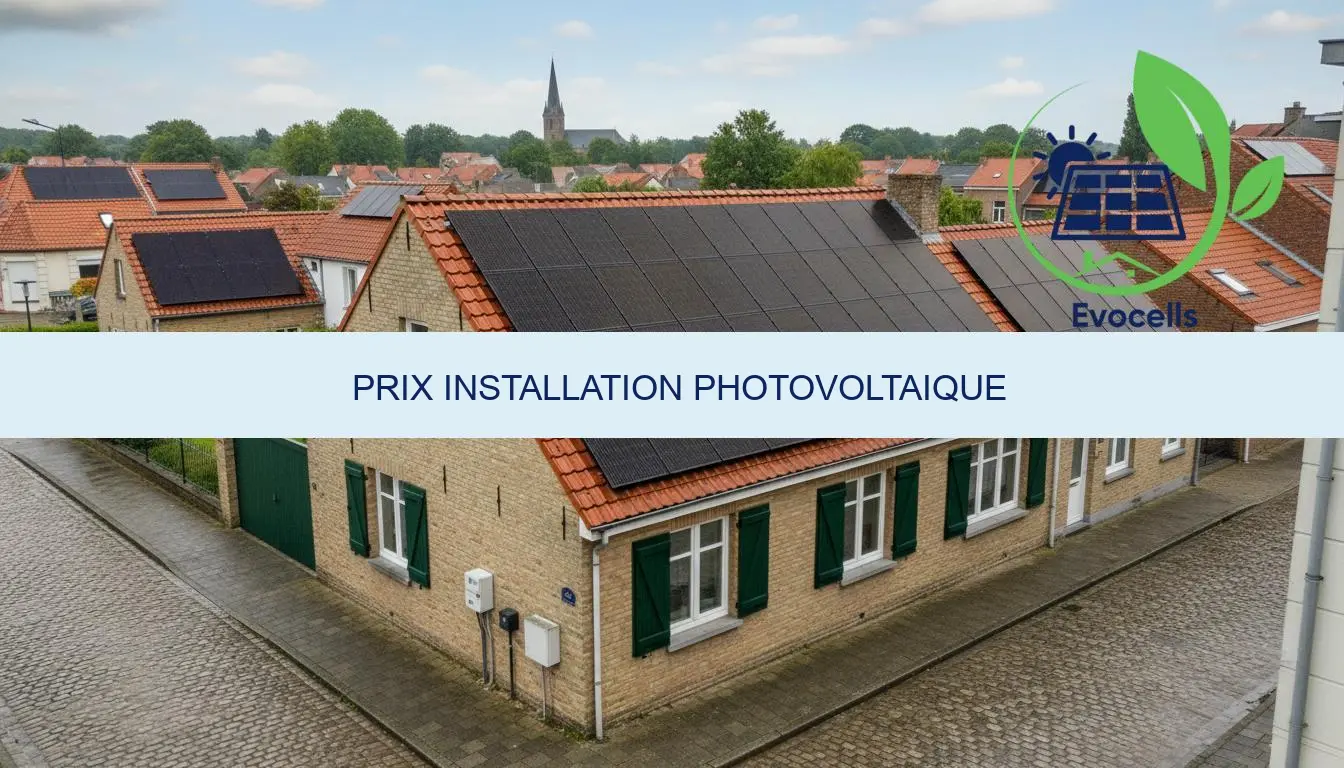 prix installation photovoltaique Belgique 2026