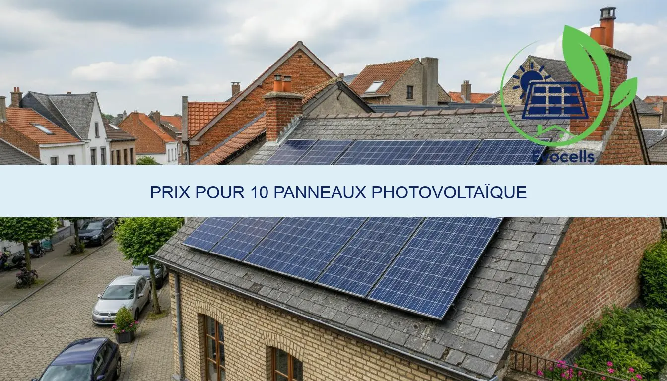 prix pour 10 panneaux photovoltaïque