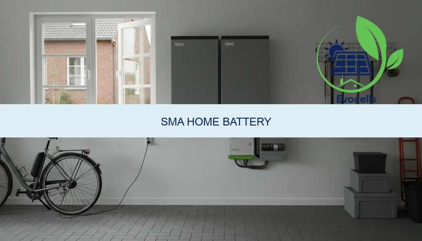 SMA Home Storage thuisbatterij tegen een muur gemonteerd