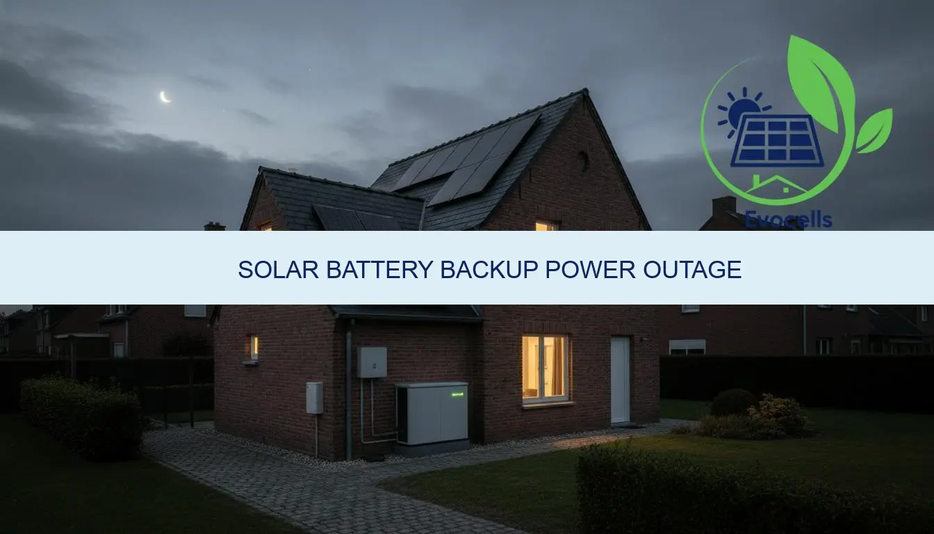 solar battery backup power outage explained