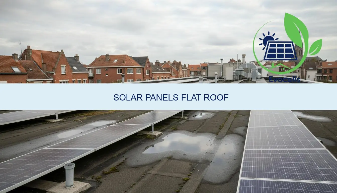 solar panels flat roof price, pros and installation