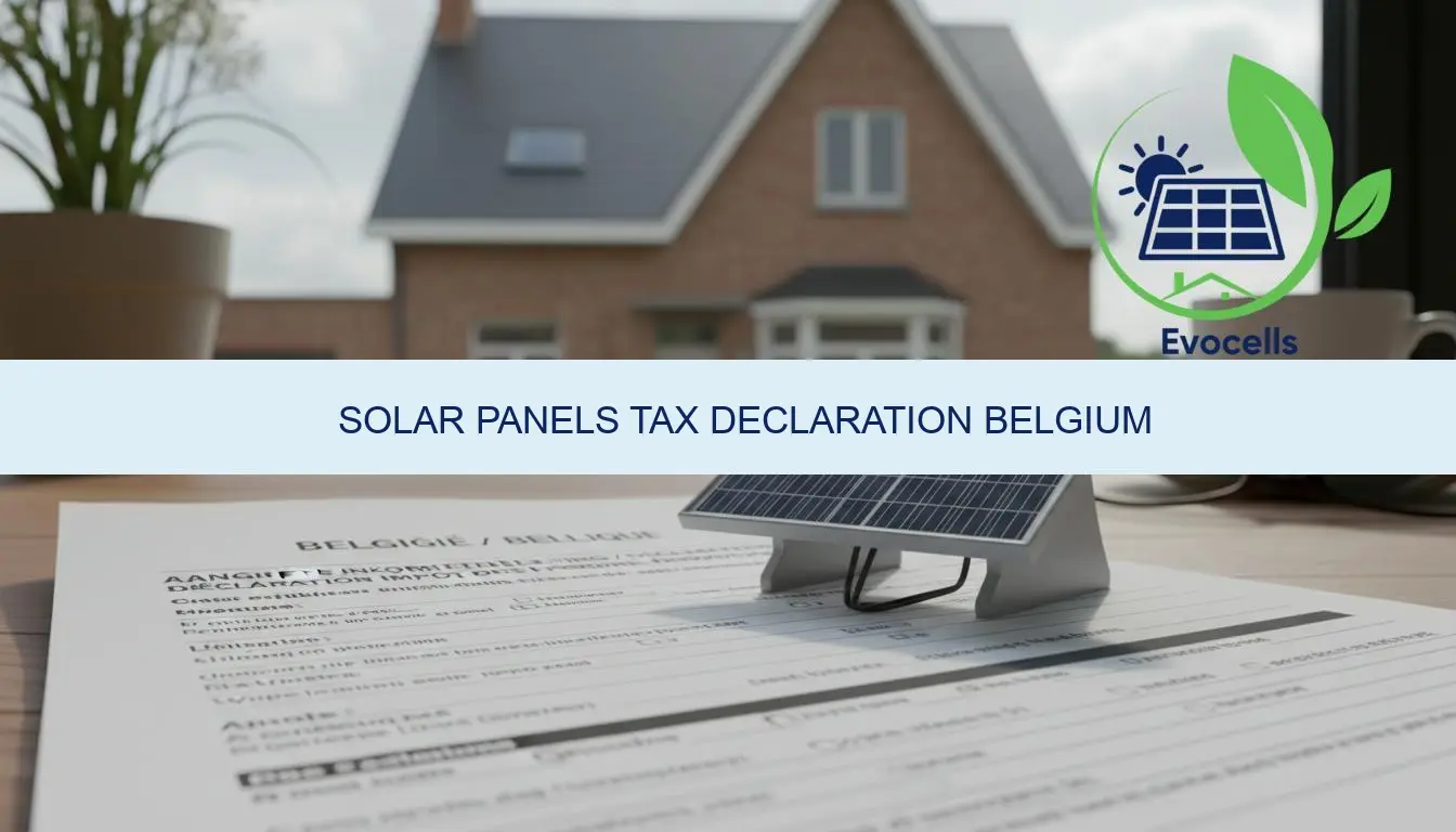 solar panels tax declaration belgium explained