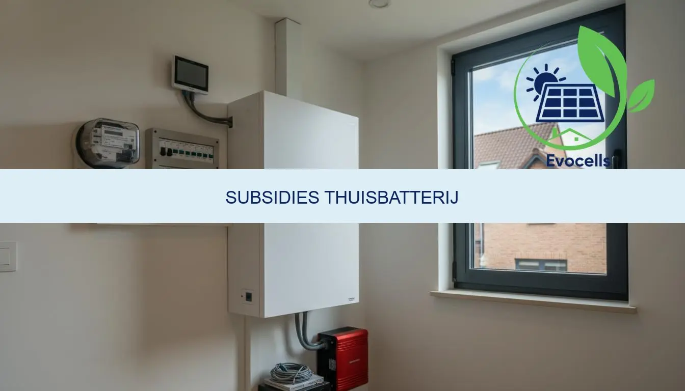 subsidies thuisbatterij 2026 België