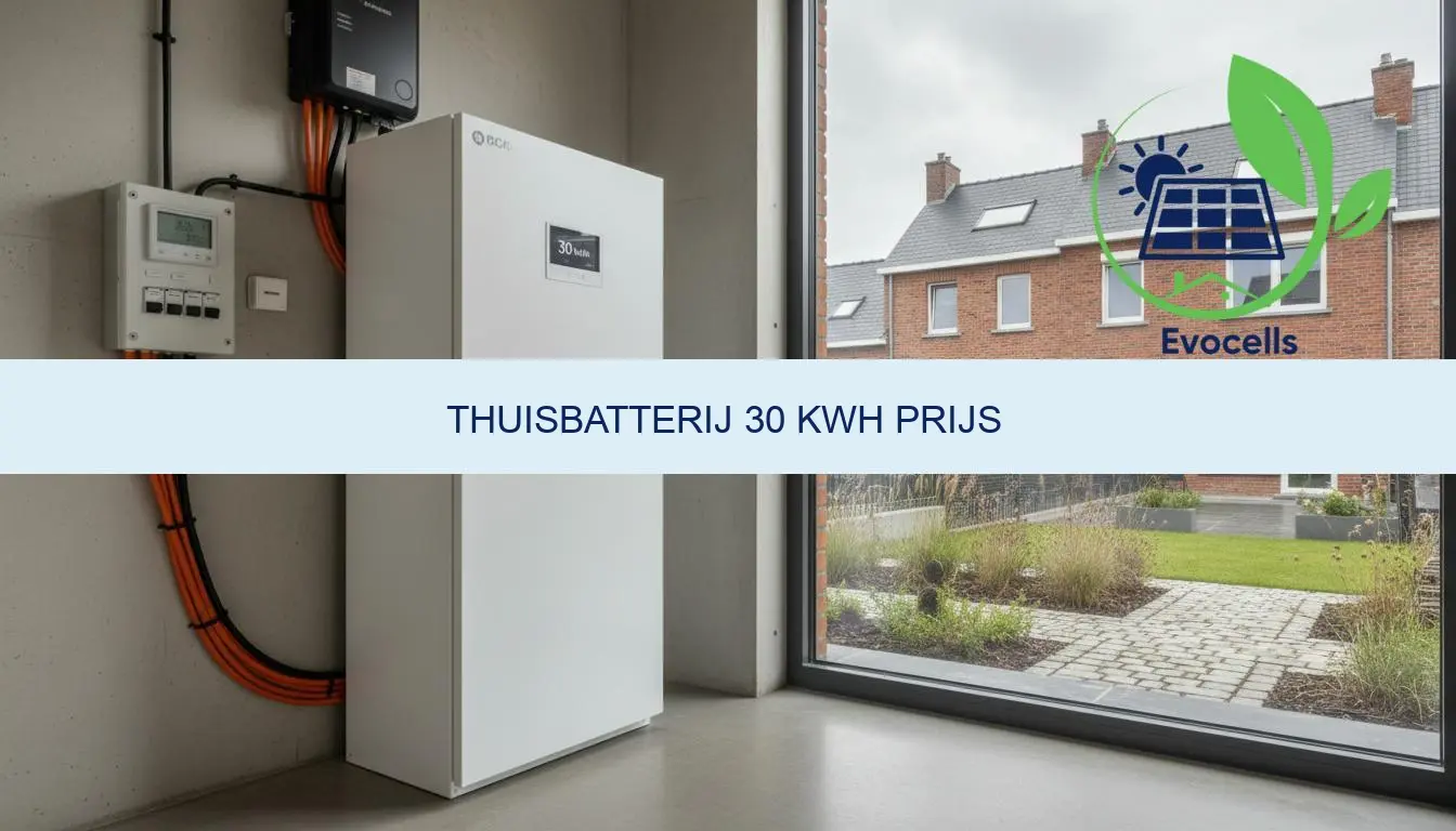 thuisbatterij 30 kwh prijs | Kosten & advies
