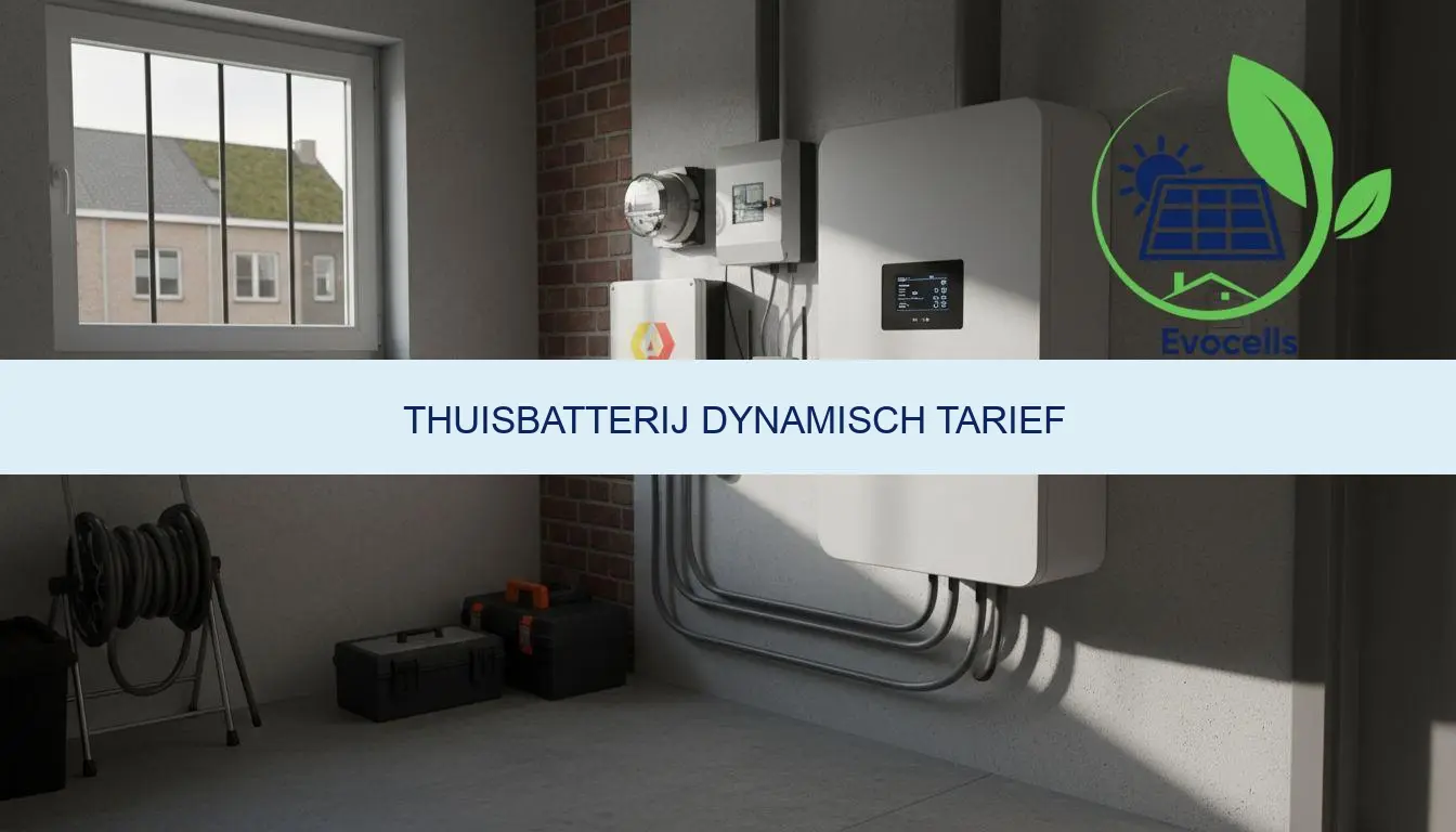 thuisbatterij dynamisch tarief uitleg & besparing