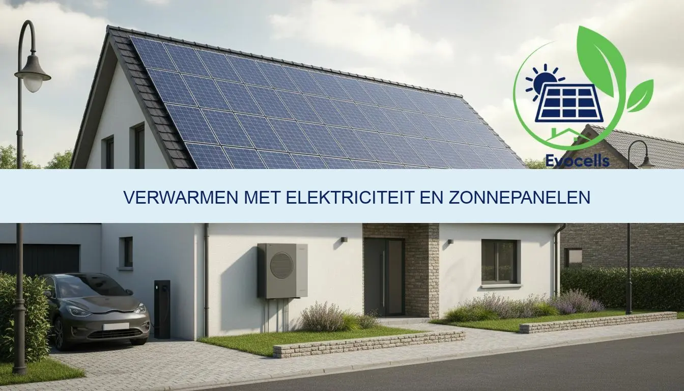 verwarmen met elektriciteit en zonnepanelen