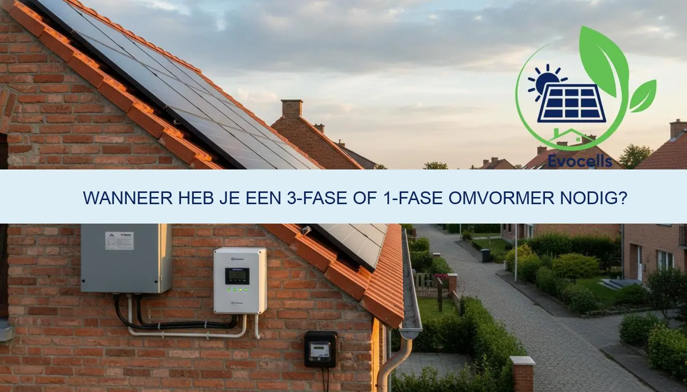 Wanneer heb je een 3-fase of 1-fase omvormer nodig?