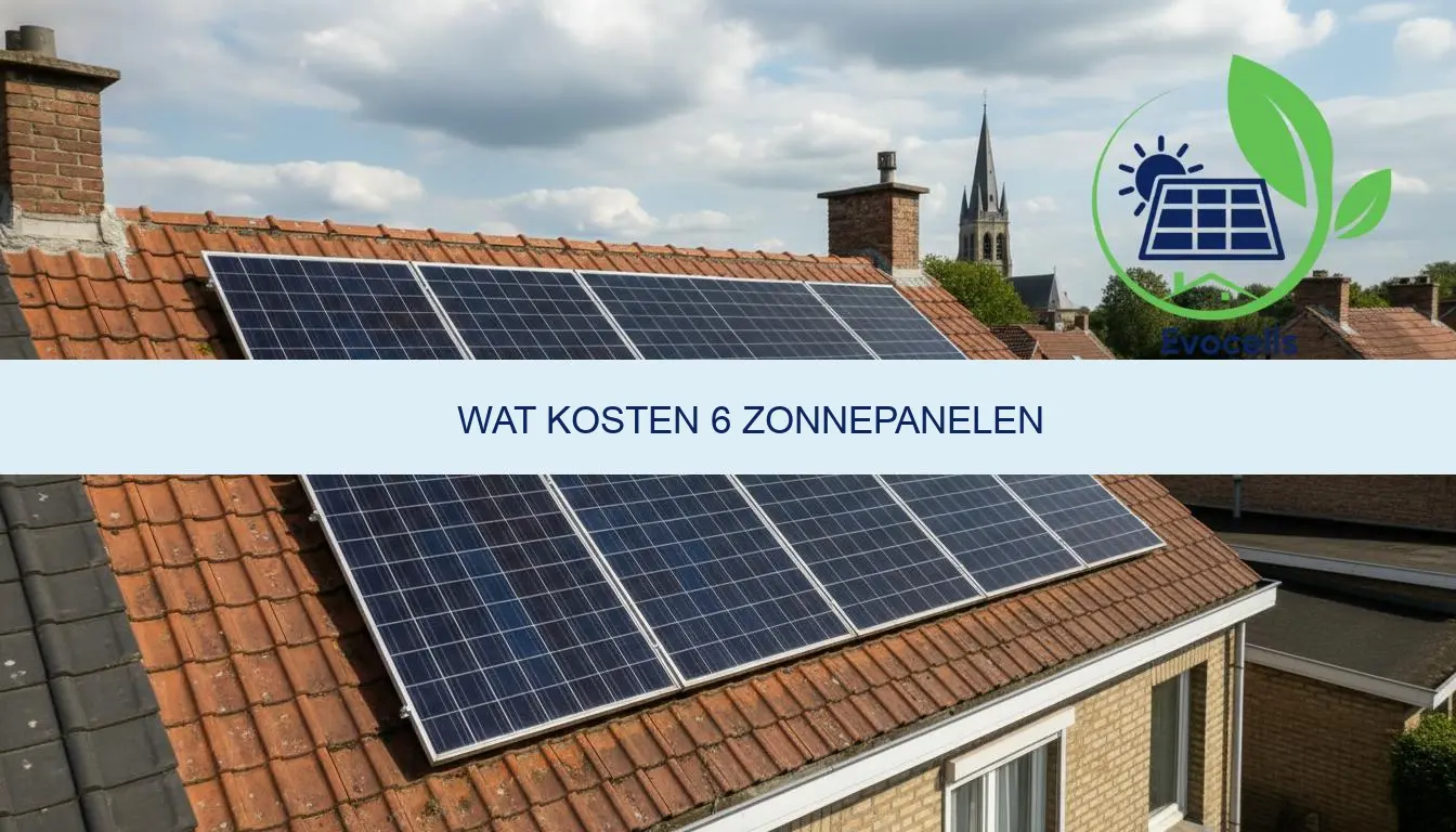 wat kosten 6 zonnepanelen | prijs & berekening