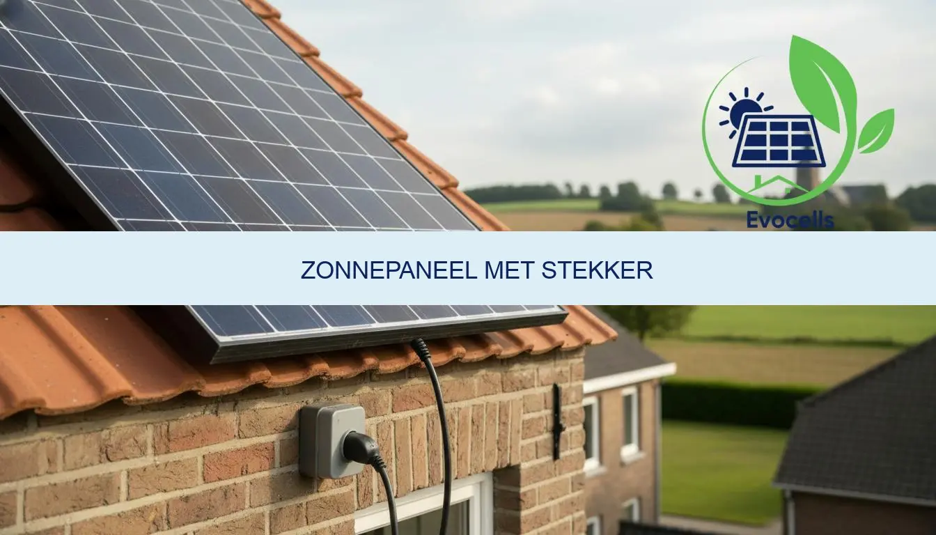 zonnepaneel met stekker kopen en info