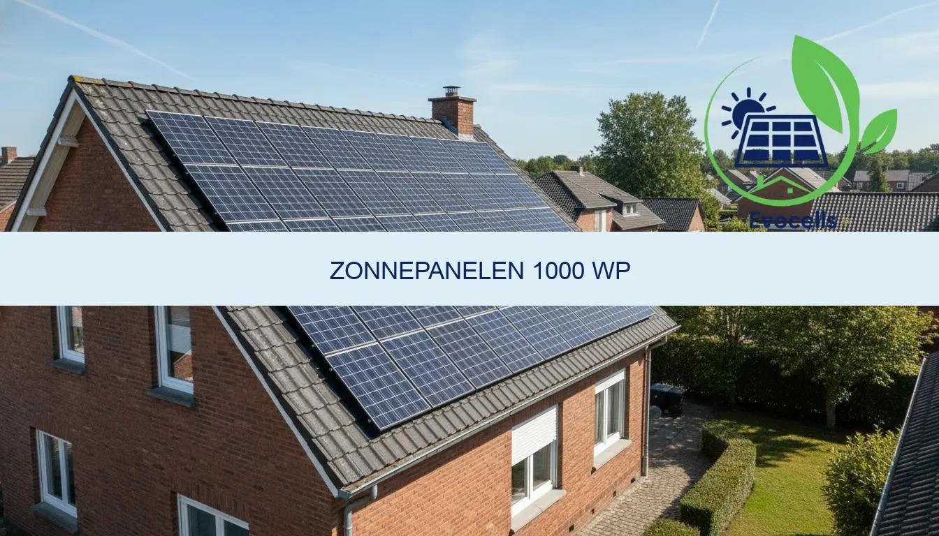 zonnepanelen 1000 wp prijs en opbrengst