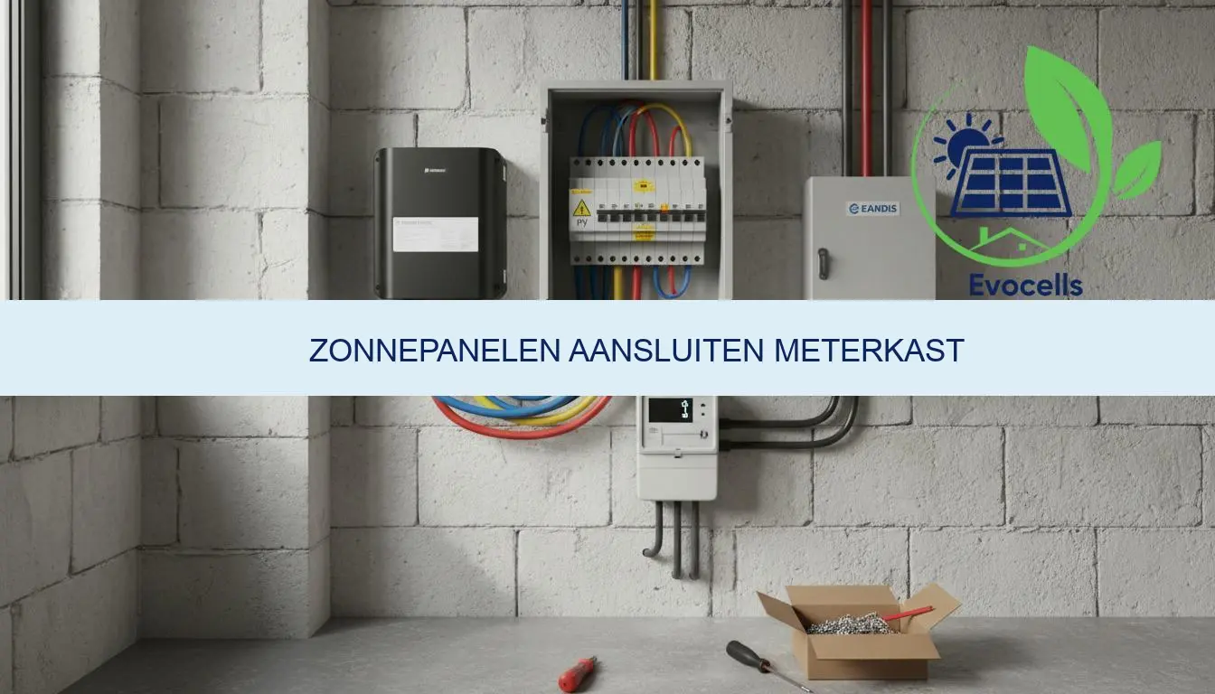 zonnepanelen aansluiten meterkast uitleg & prijs