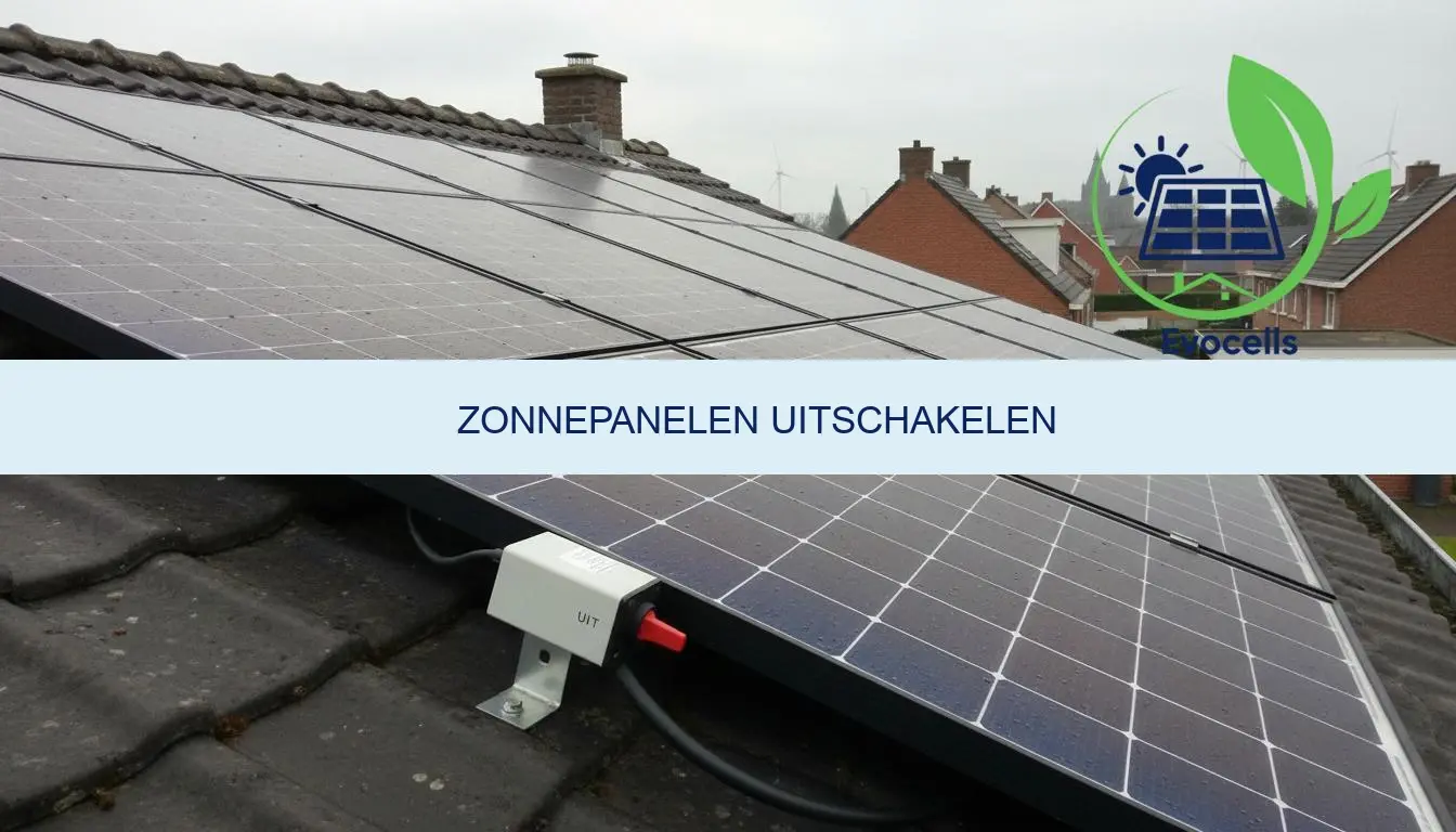 zonnepanelen uitschakelen: hoe en wanneer